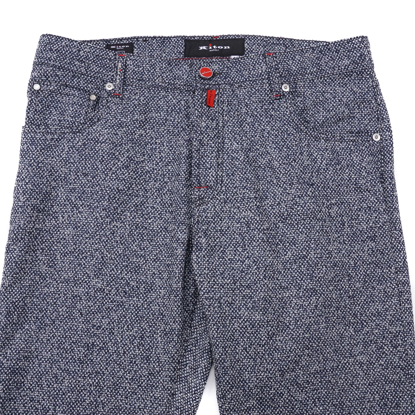 Kiton Slim Fit Five-Pocket Boucle Wool Pants - Top Shelf Apparel