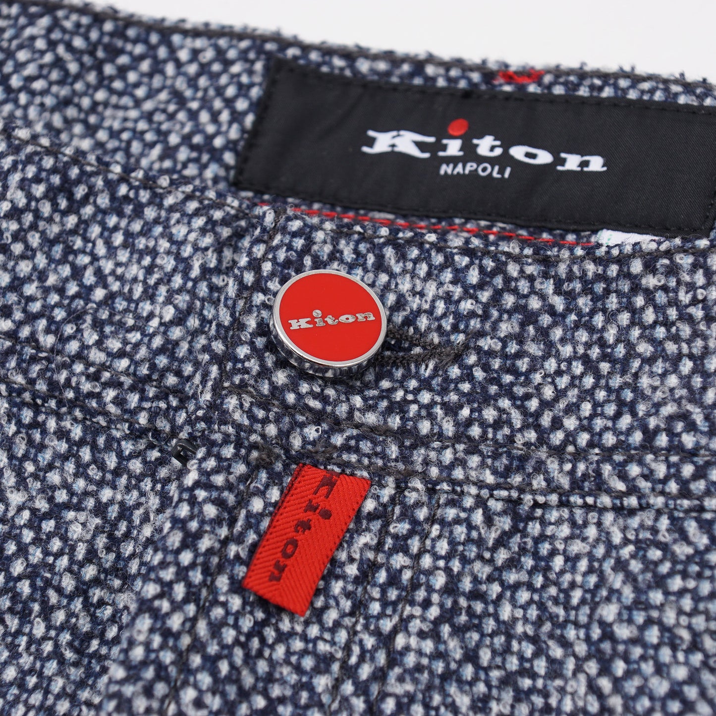 Kiton Slim Fit Five-Pocket Boucle Wool Pants - Top Shelf Apparel