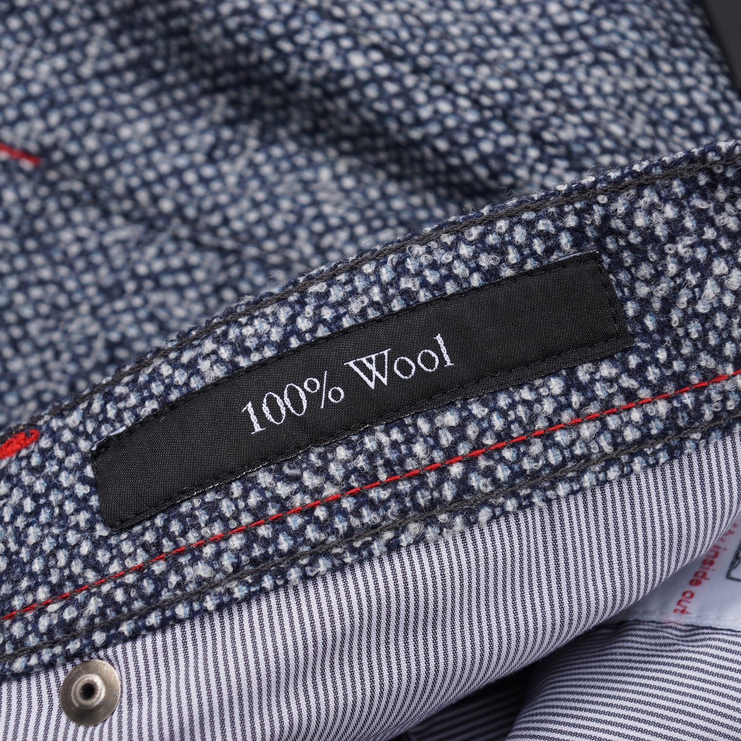 Kiton Slim Fit Five-Pocket Boucle Wool Pants - Top Shelf Apparel