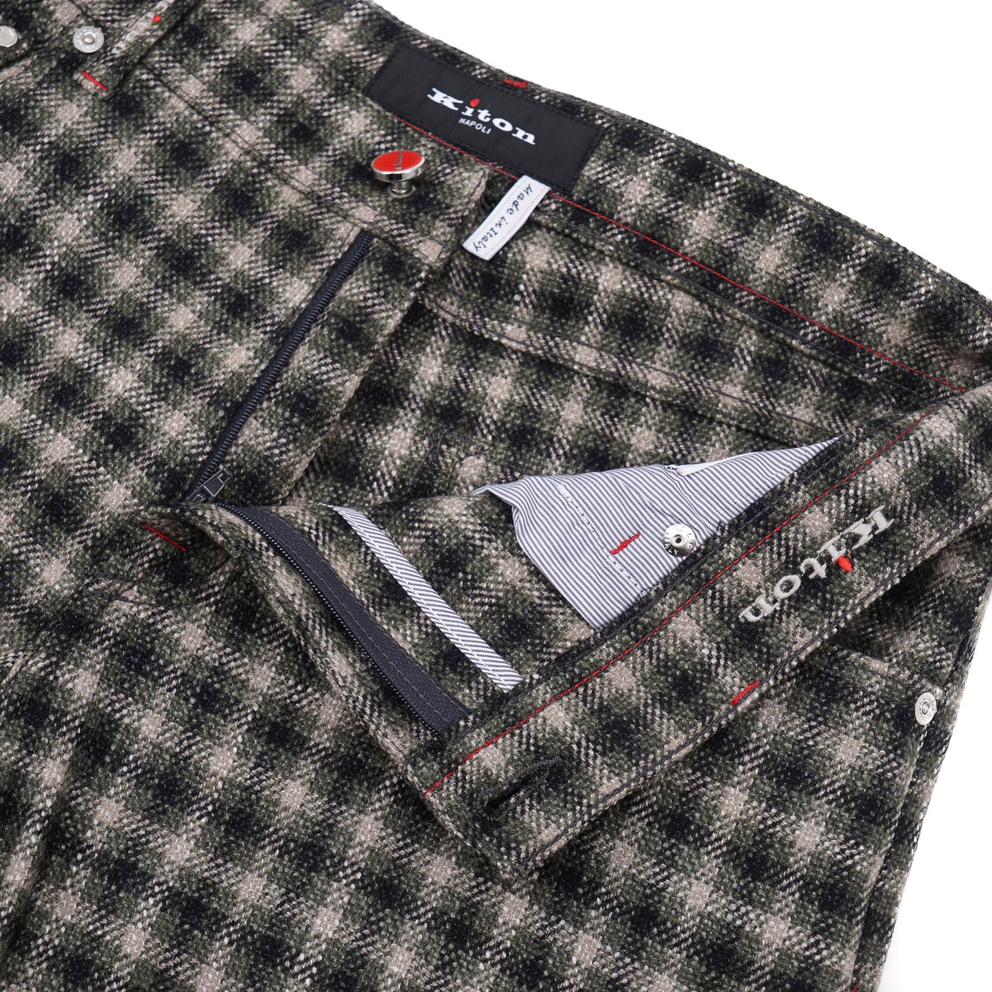 Kiton Slim Fit Five-Pocket Wool Pants - Top Shelf Apparel