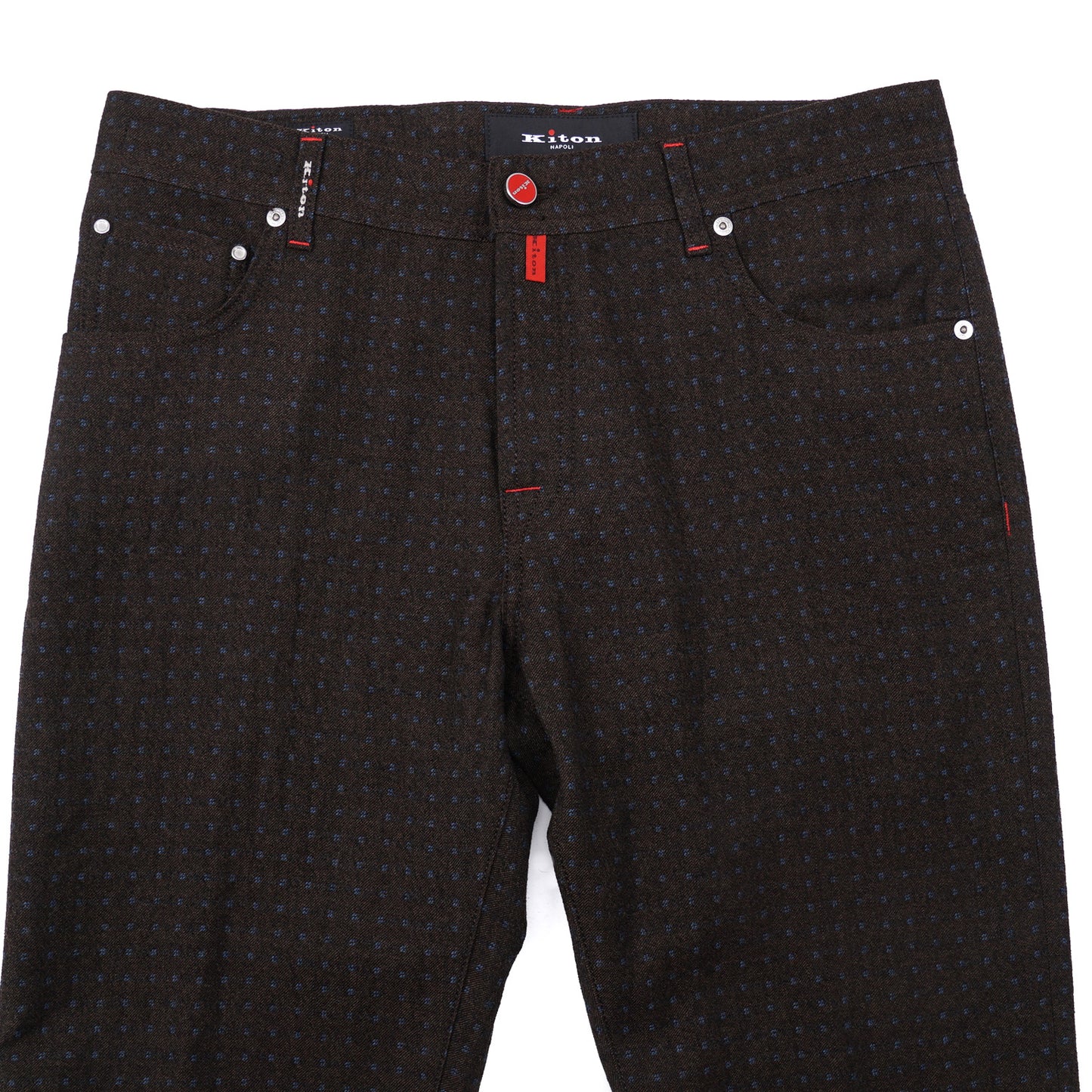 Kiton Slim Fit Five-Pocket Wool Pants - Top Shelf Apparel