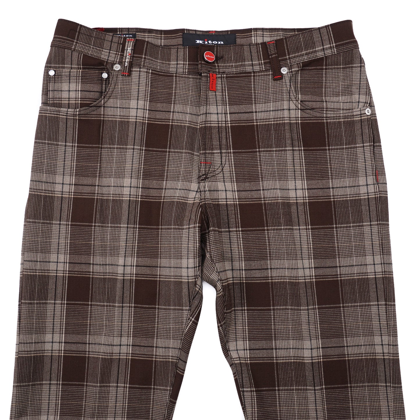 Kiton Slim Fit Five-Pocket Wool Pants - Top Shelf Apparel
