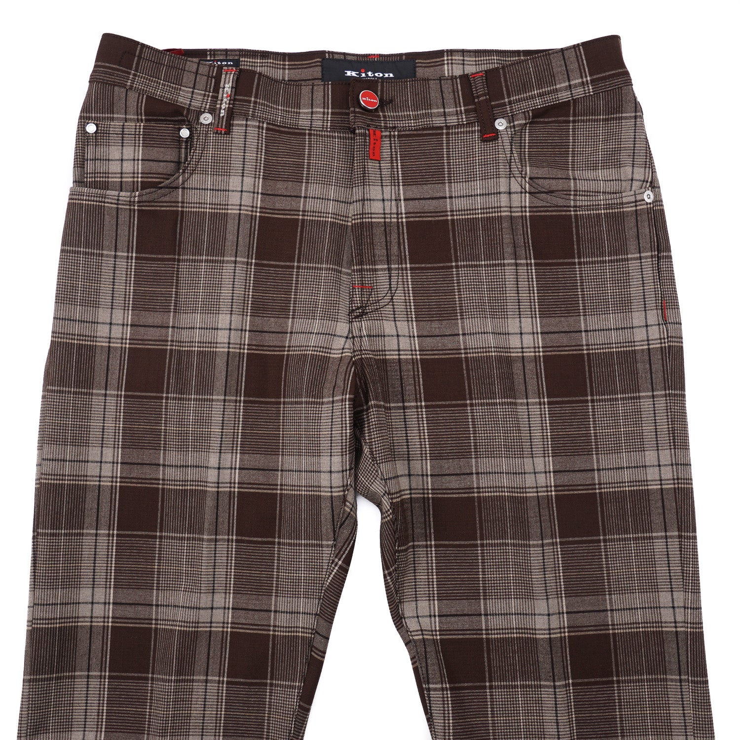 Kiton Slim Fit Five-Pocket Wool Pants - Top Shelf Apparel