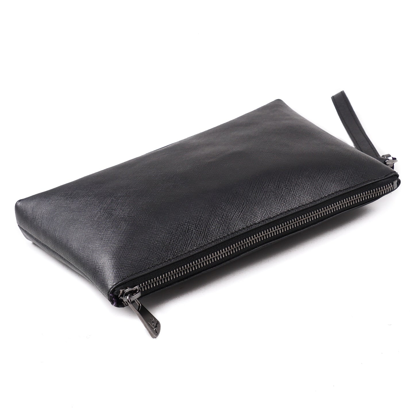 Isaia Saffiano Leather Slim Toiletry Bag - Top Shelf Apparel