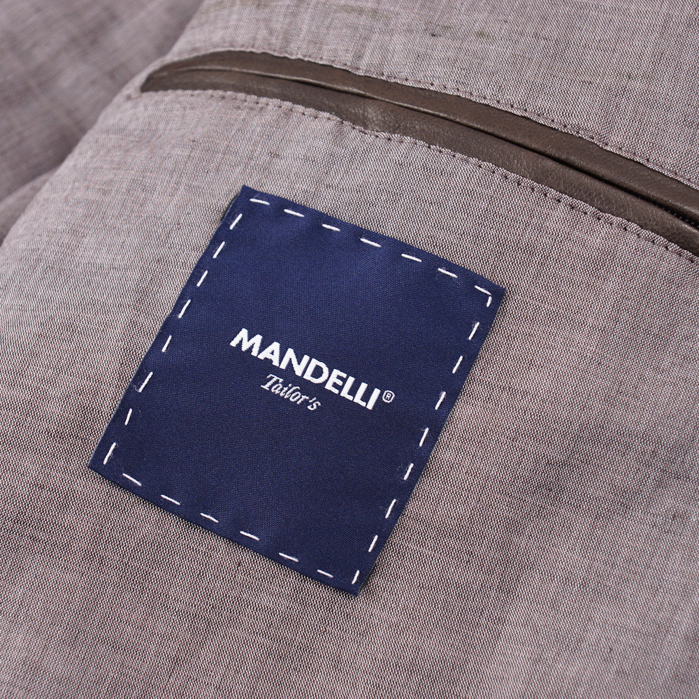 Mandelli Quilted Brown Leather Jacket - Top Shelf Apparel