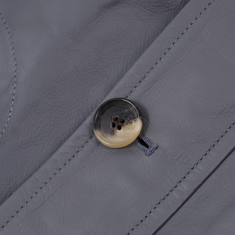 Isaia Flight Jacket in Water Repellent Leather - Top Shelf Apparel
