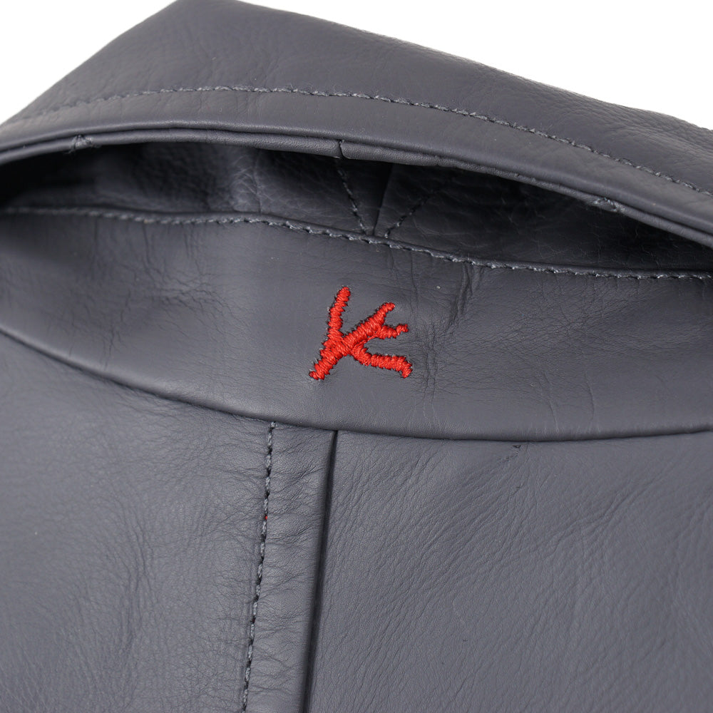 Isaia Flight Jacket in Water Repellent Leather - Top Shelf Apparel