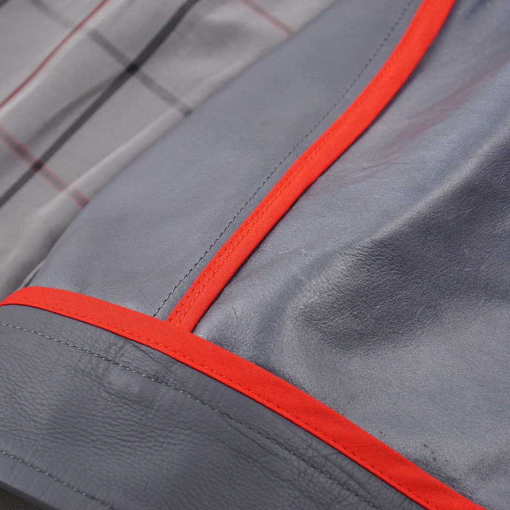 Isaia Flight Jacket in Water Repellent Leather - Top Shelf Apparel