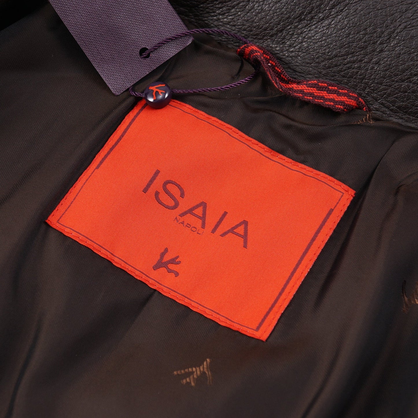 Isaia Deerskin Leather Bomber Jacket - Top Shelf Apparel
