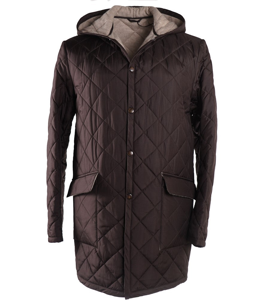 Cesare Attolini Cashmere-Lined Quilted Parka - Top Shelf Apparel