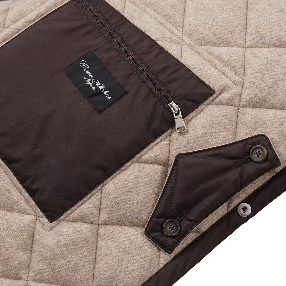 Cesare Attolini Cashmere-Lined Quilted Parka - Top Shelf Apparel