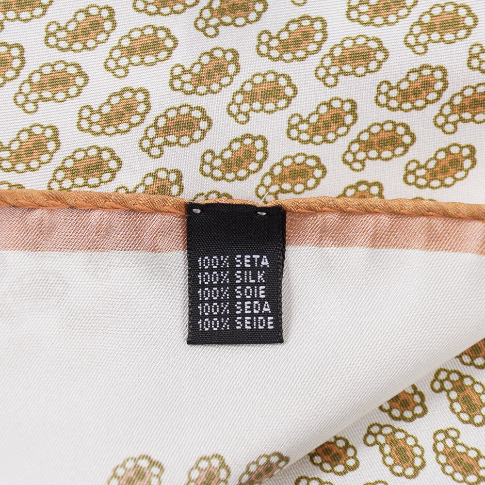 Attolini Paisley Print Silk Pocket Square - Top Shelf Apparel