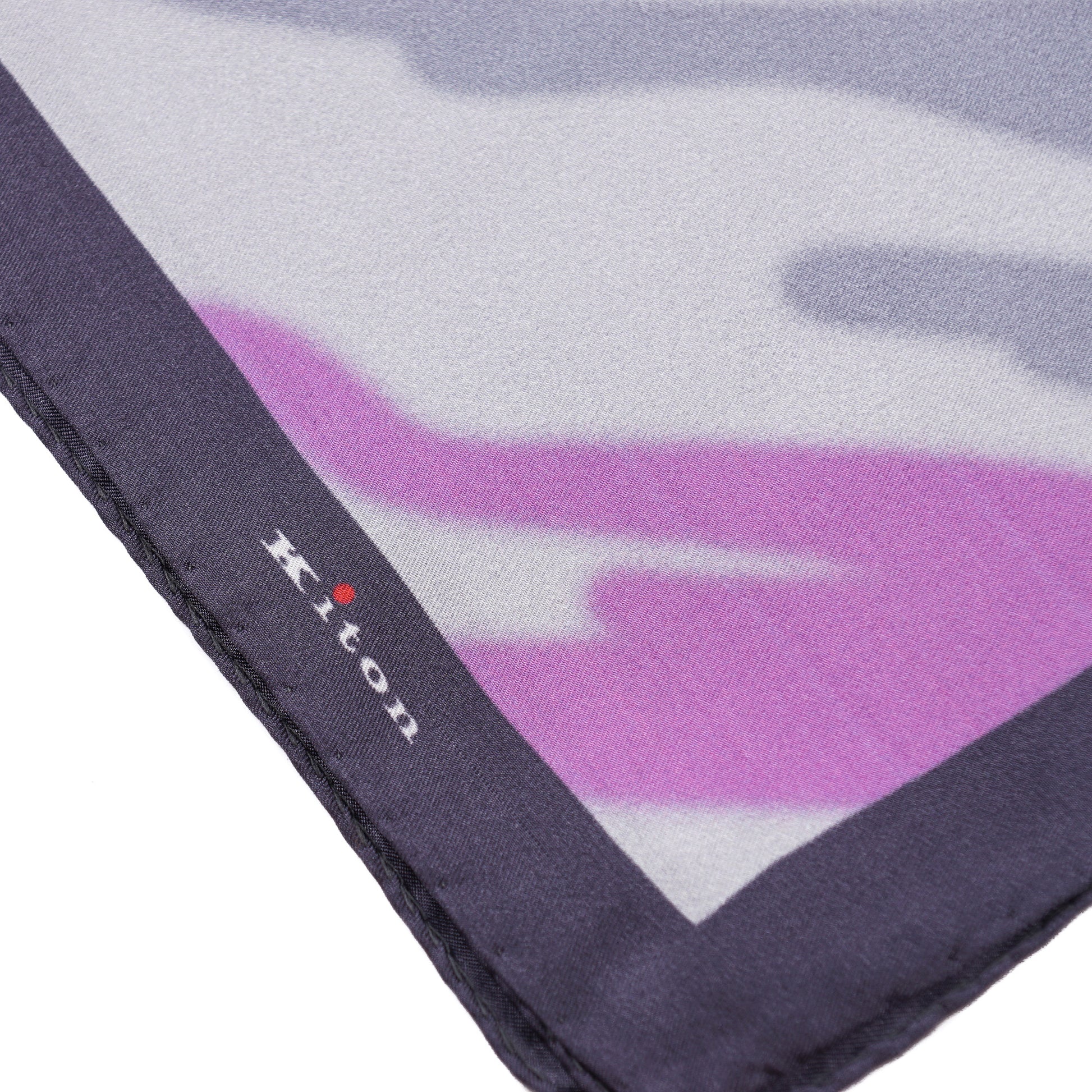 Kiton Watercolor Print Silk Pocket Square - Top Shelf Apparel