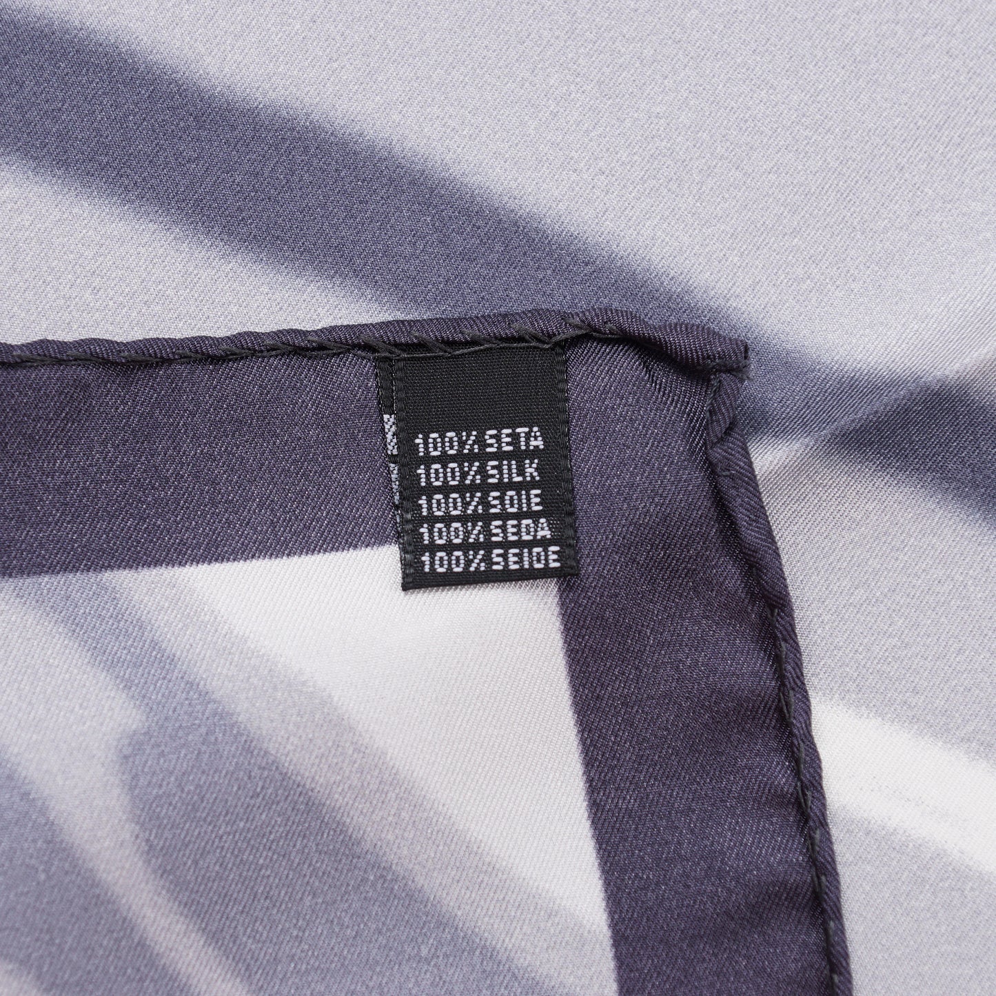 Kiton Watercolor Print Silk Pocket Square - Top Shelf Apparel