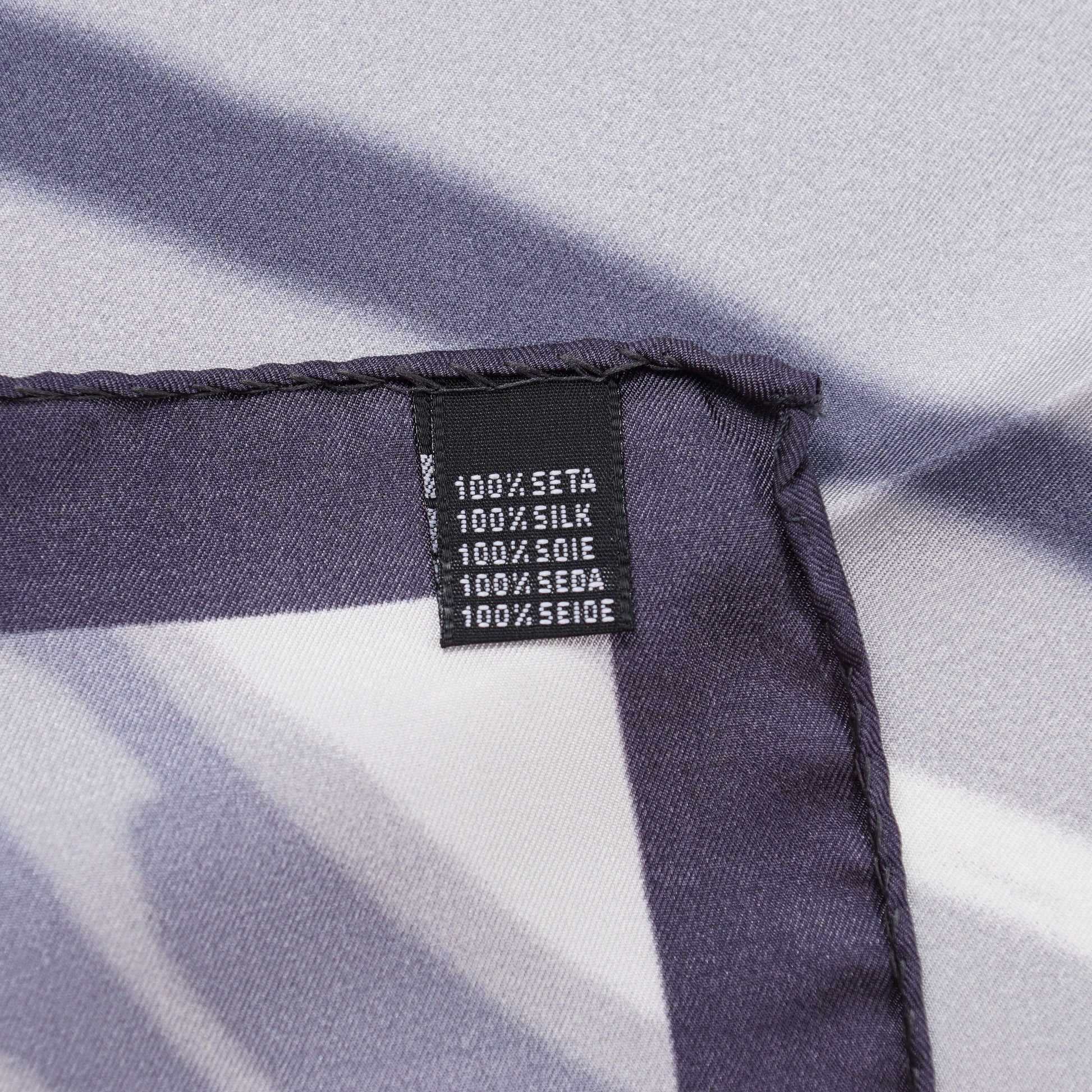 Kiton Watercolor Print Silk Pocket Square - Top Shelf Apparel