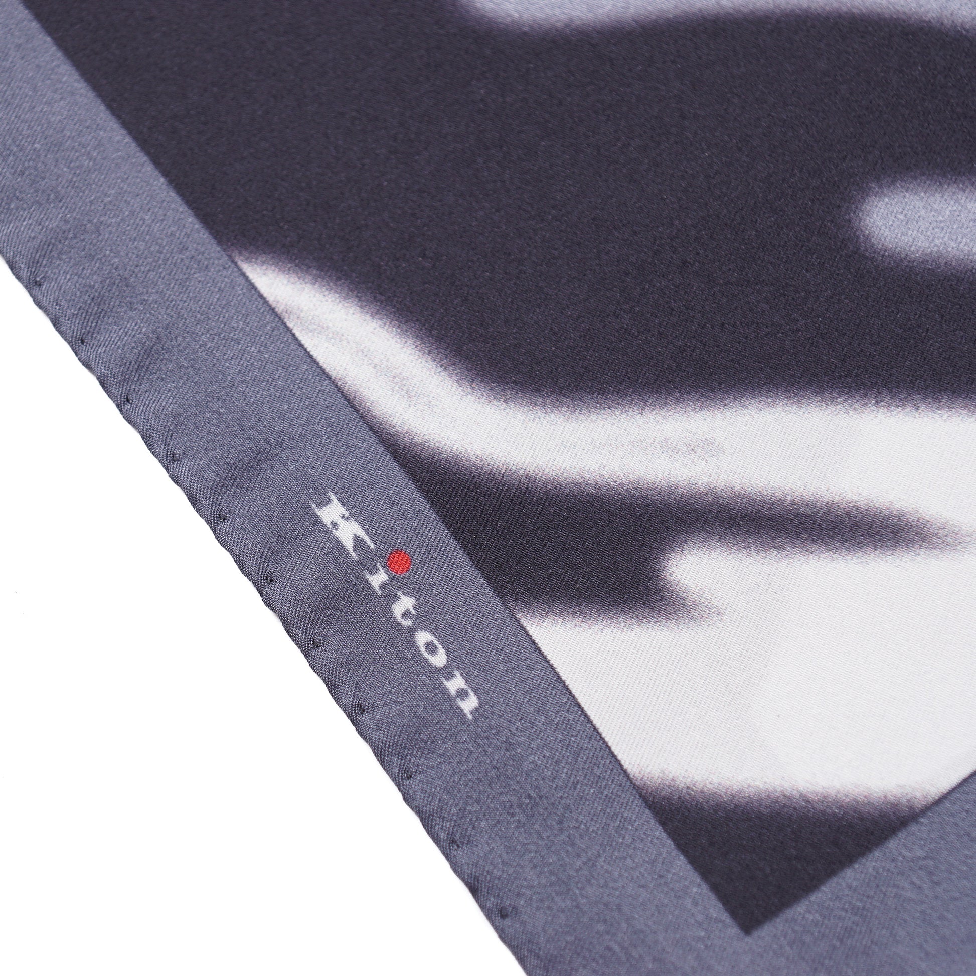 Kiton Watercolor Print Silk Pocket Square - Top Shelf Apparel