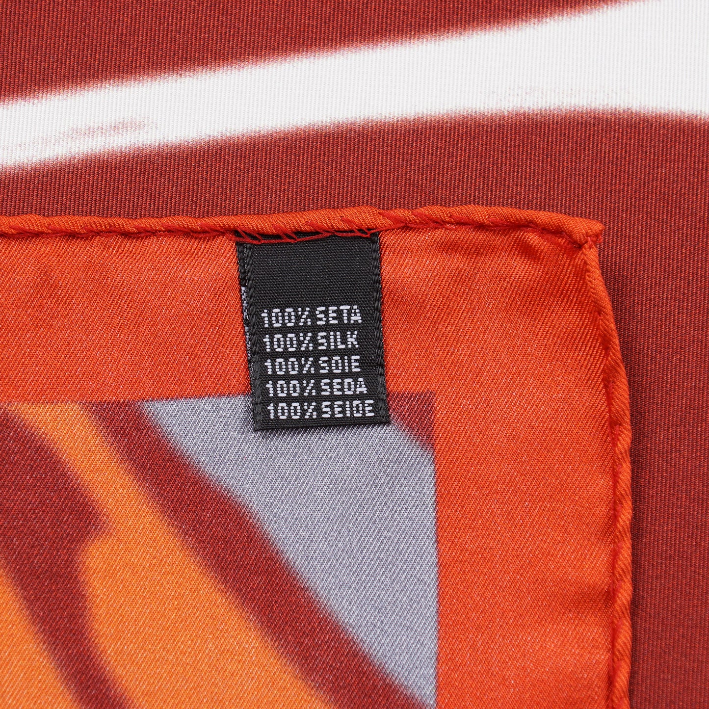 Kiton Watercolor Print Silk Pocket Square - Top Shelf Apparel