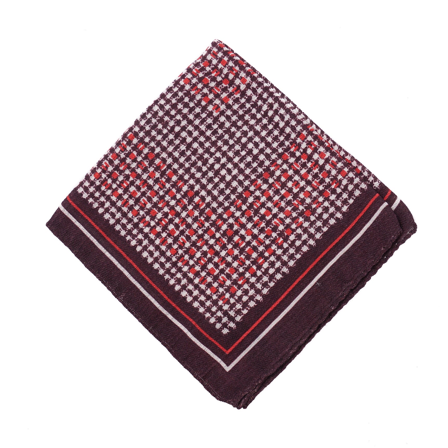 Wool scarf & pocket square