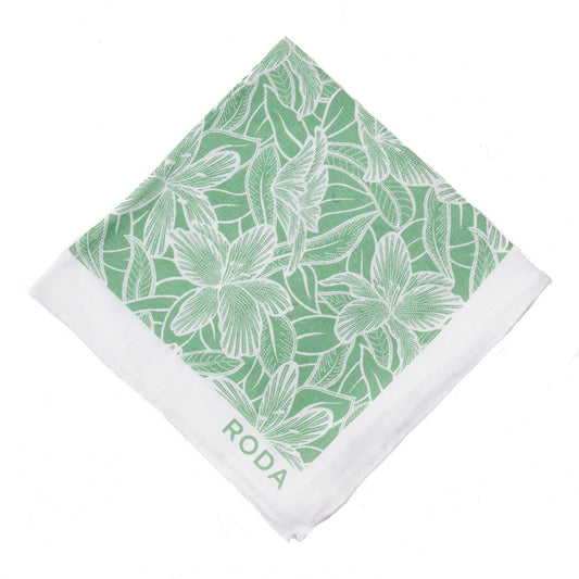 Roda Floral Print Linen Pocket Square - Top Shelf Apparel