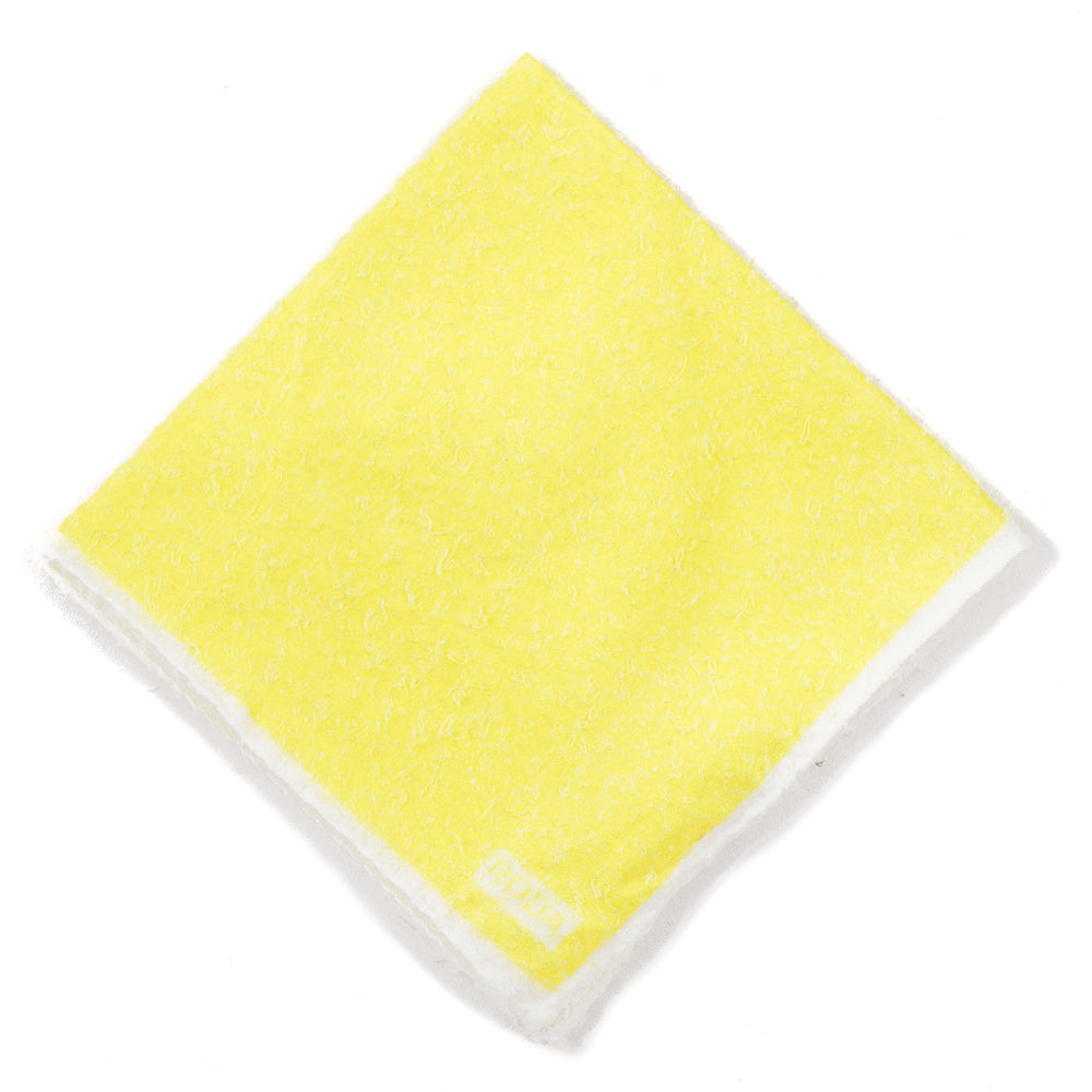 Roda Lemon Yellow Pocket Square - Top Shelf Apparel