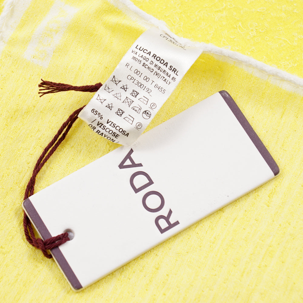 Roda Lemon Yellow Pocket Square - Top Shelf Apparel