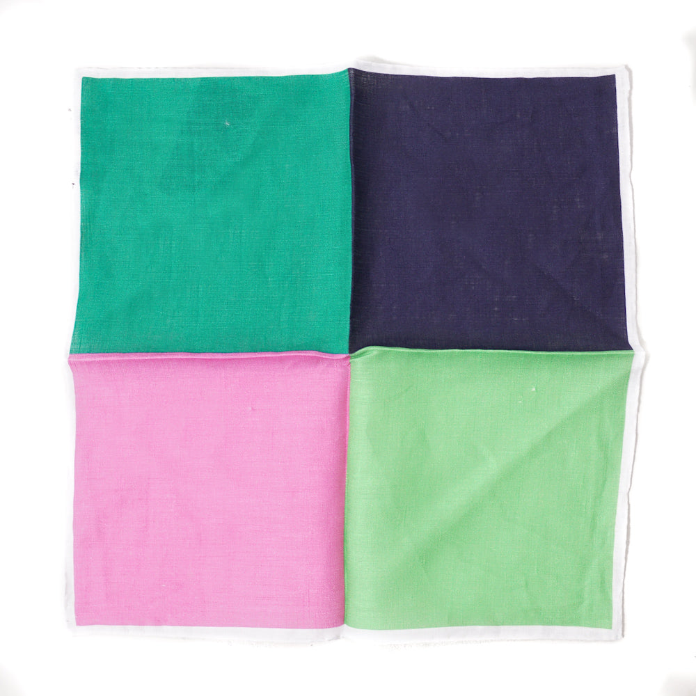 Roda Printed Linen Pocket Square - Top Shelf Apparel