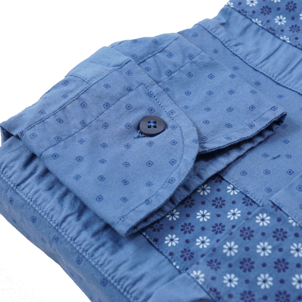Roda Slim-Fit Printed Chambray Shirt - Top Shelf Apparel