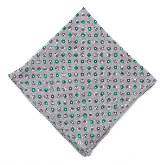 Roda Floral Print Linen Pocket Square - Top Shelf Apparel