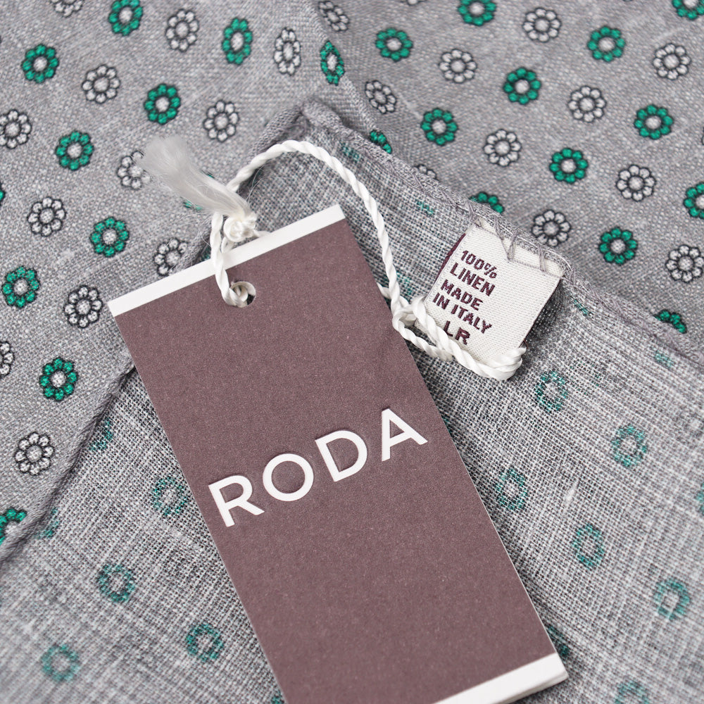 Roda Floral Print Linen Pocket Square - Top Shelf Apparel