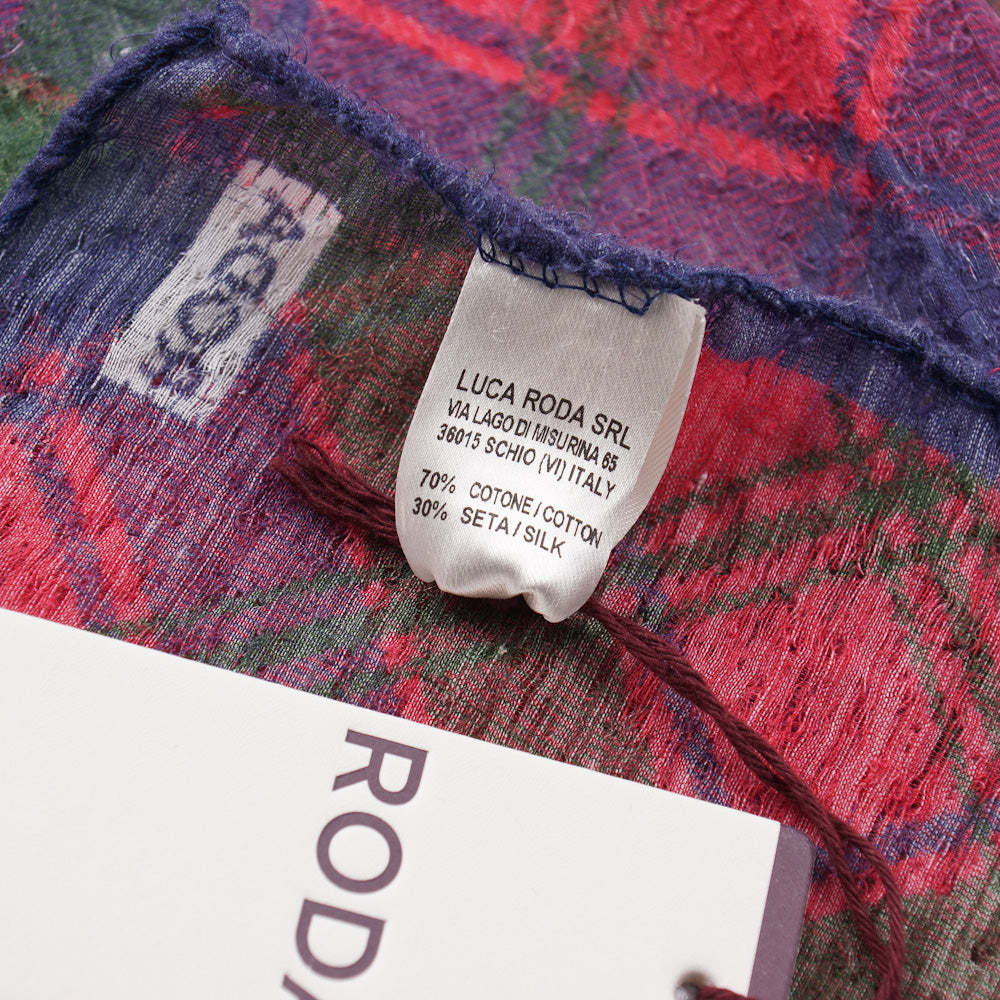 Roda Textured Cotton and Silk Pocket Square - Top Shelf Apparel