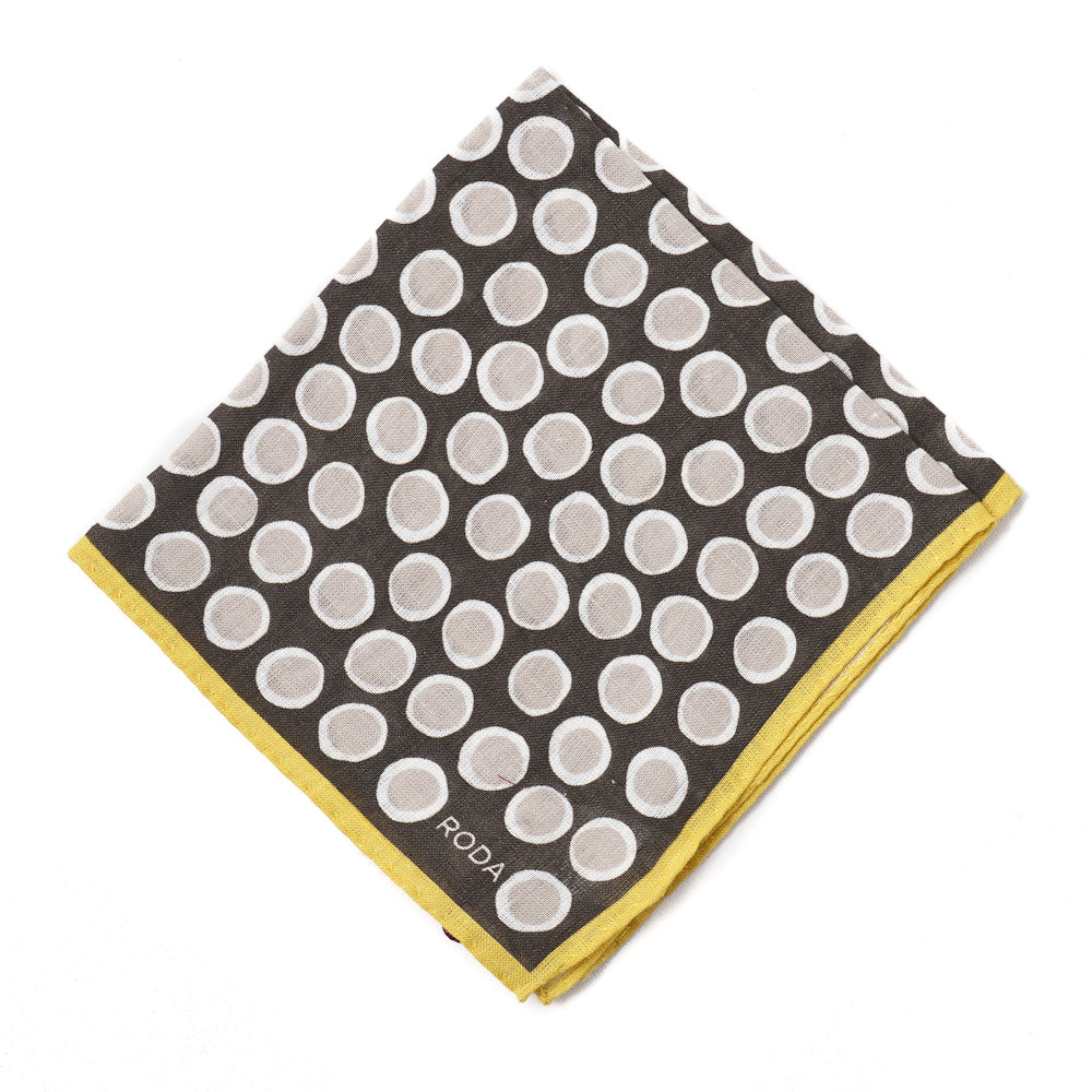 Roda Printed Linen Pocket Square - Top Shelf Apparel
