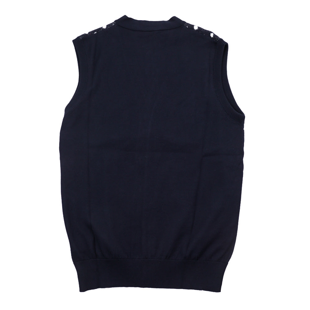 Roda Patterned Cardigan Sweater Vest - Top Shelf Apparel