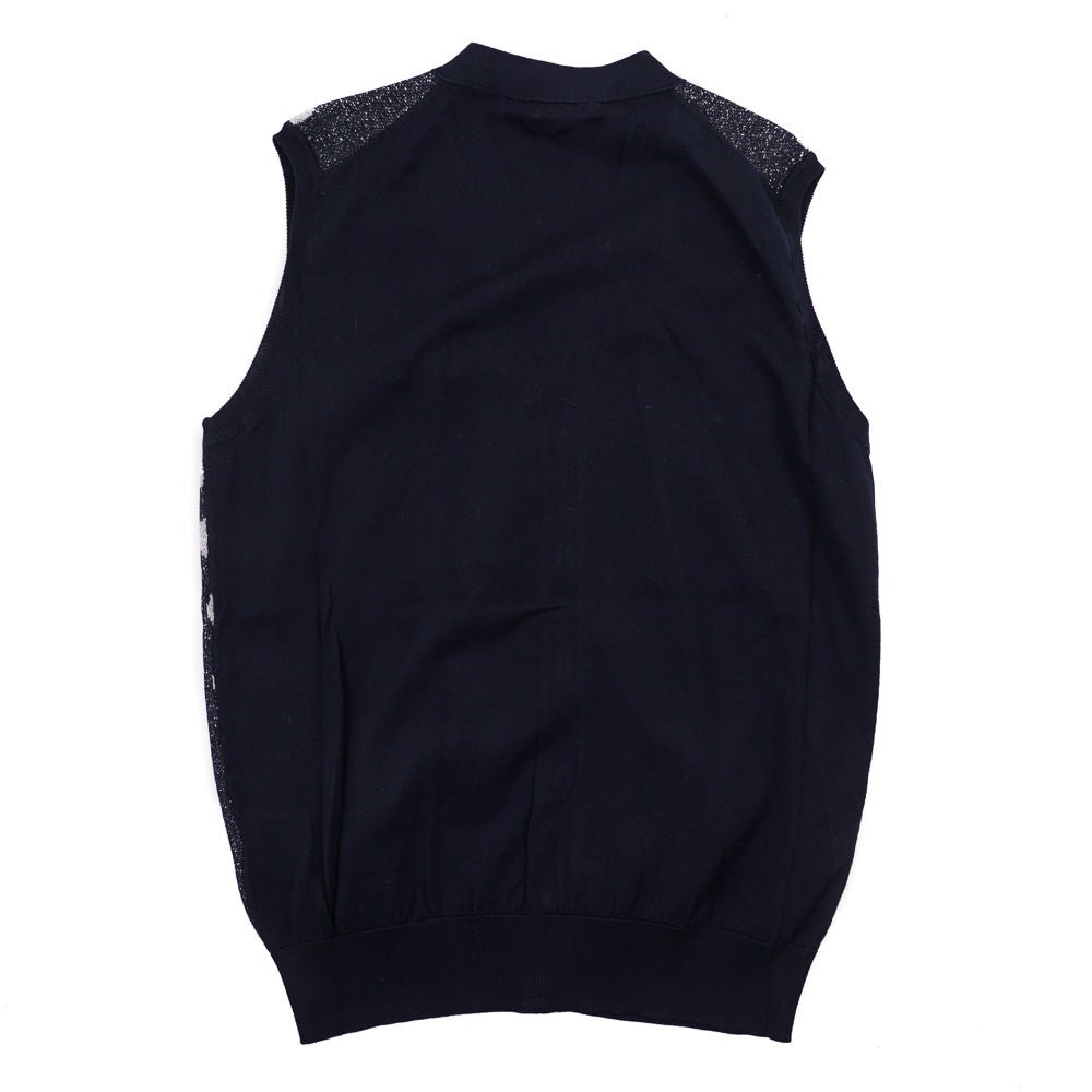 Roda Patterned Cardigan Sweater Vest - Top Shelf Apparel