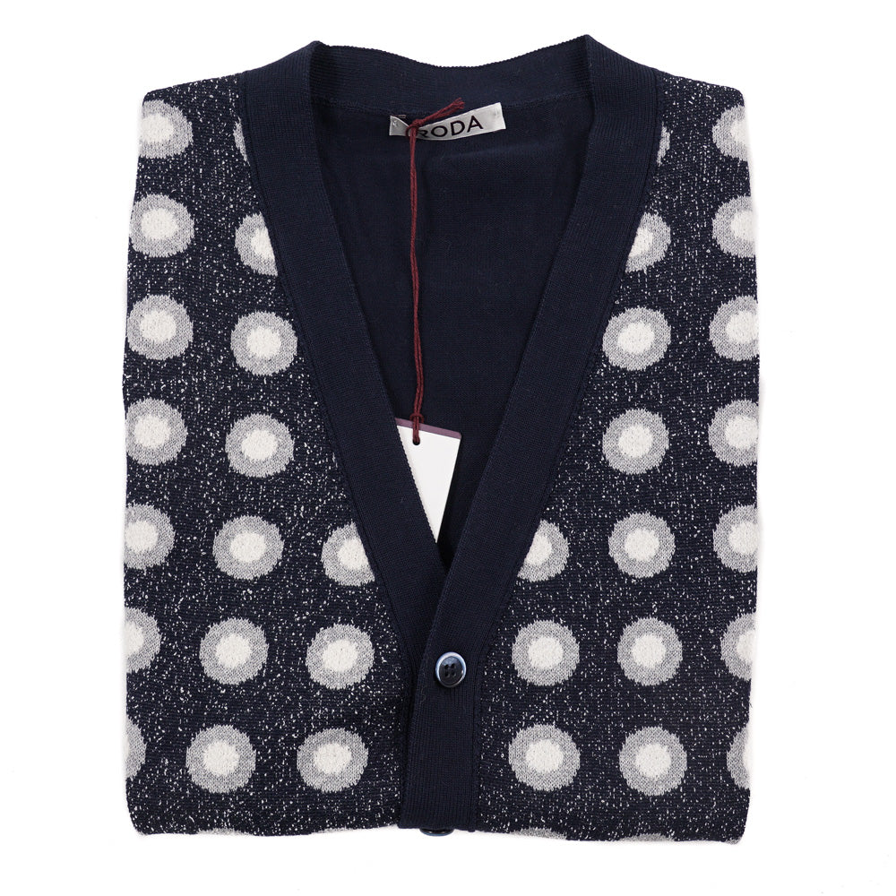 Roda Patterned Cardigan Sweater Vest - Top Shelf Apparel