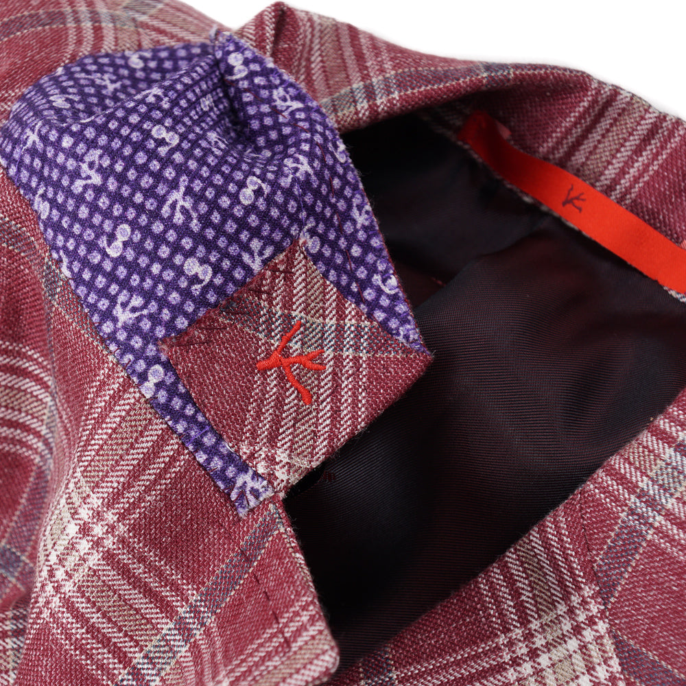Isaia Berry Check 'Summer Delain' Sport Coat - Top Shelf Apparel