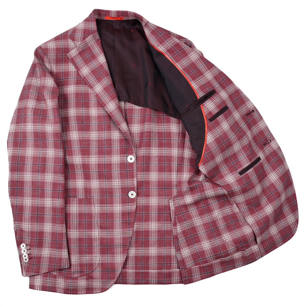 Isaia Berry Check 'Summer Delain' Sport Coat - Top Shelf Apparel