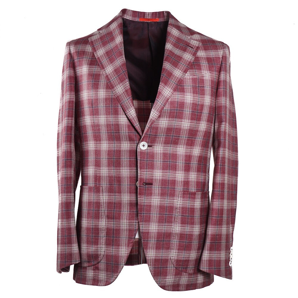 Isaia Berry Check 'Summer Delain' Sport Coat - Top Shelf Apparel