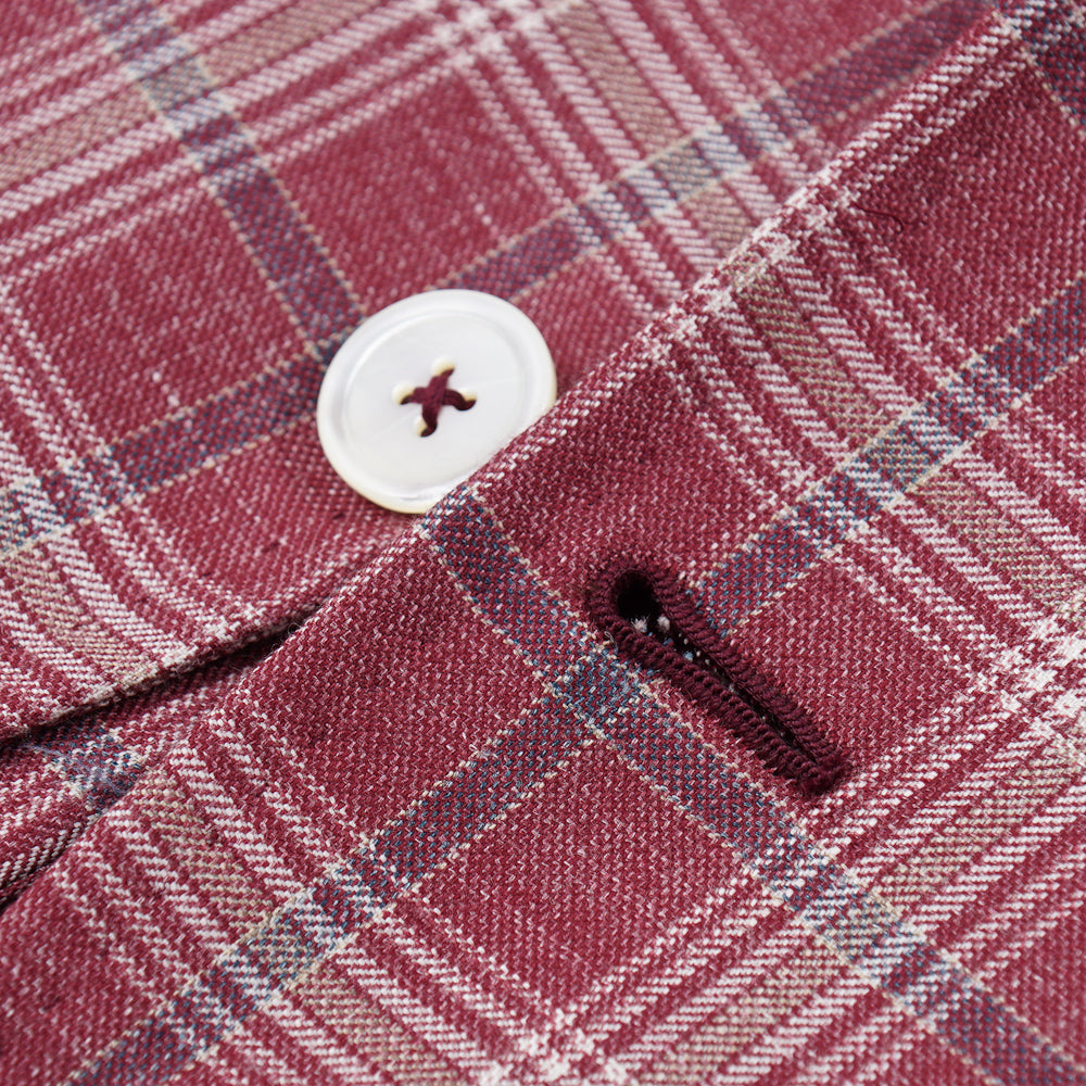 Isaia Berry Check 'Summer Delain' Sport Coat - Top Shelf Apparel