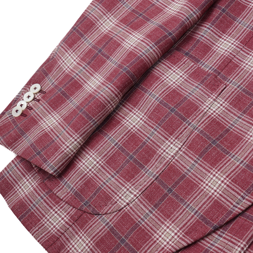 Isaia Berry Check 'Summer Delain' Sport Coat - Top Shelf Apparel