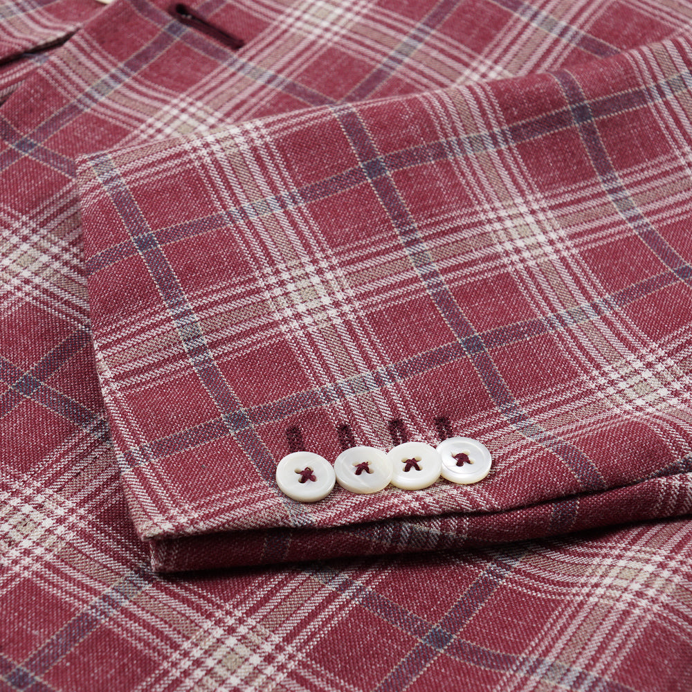 Isaia Berry Check 'Summer Delain' Sport Coat - Top Shelf Apparel