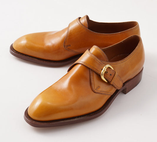 Silvano Lattanzi Monk Strap in Golden Tan - Top Shelf Apparel
