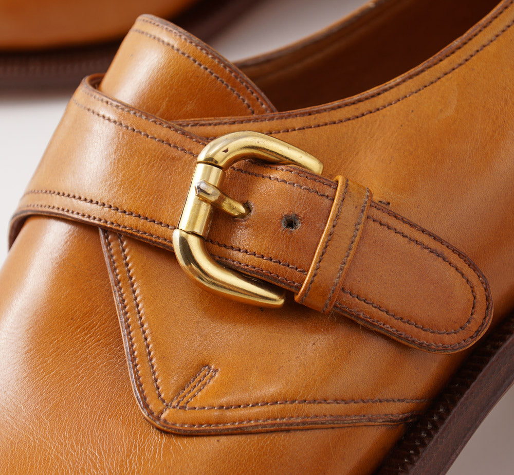 Silvano Lattanzi Monk Strap in Golden Tan - Top Shelf Apparel