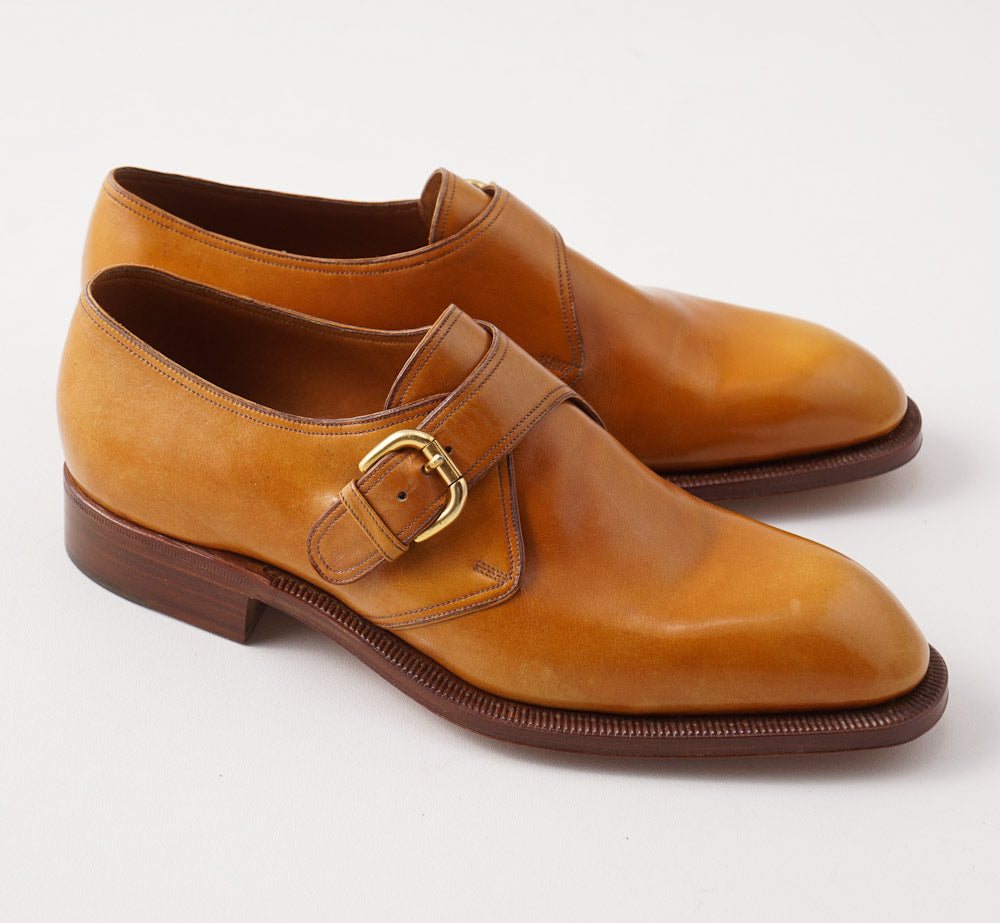 Silvano Lattanzi Monk Strap in Golden Tan - Top Shelf Apparel