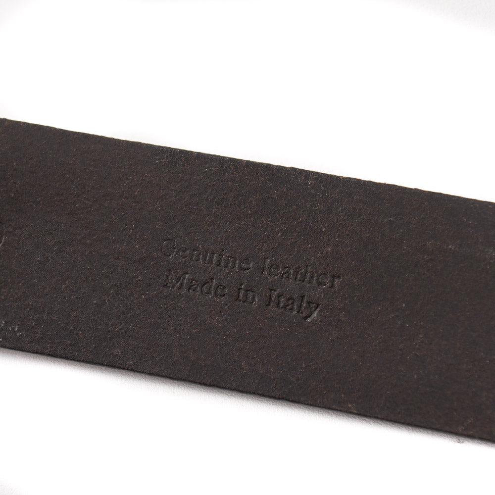 Santoni Grained Leather Belt in Antiqued Beige - Top Shelf Apparel