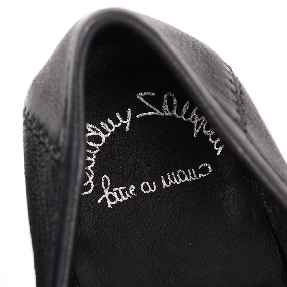 Santoni Soft Leather Loafers in Black - Top Shelf Apparel