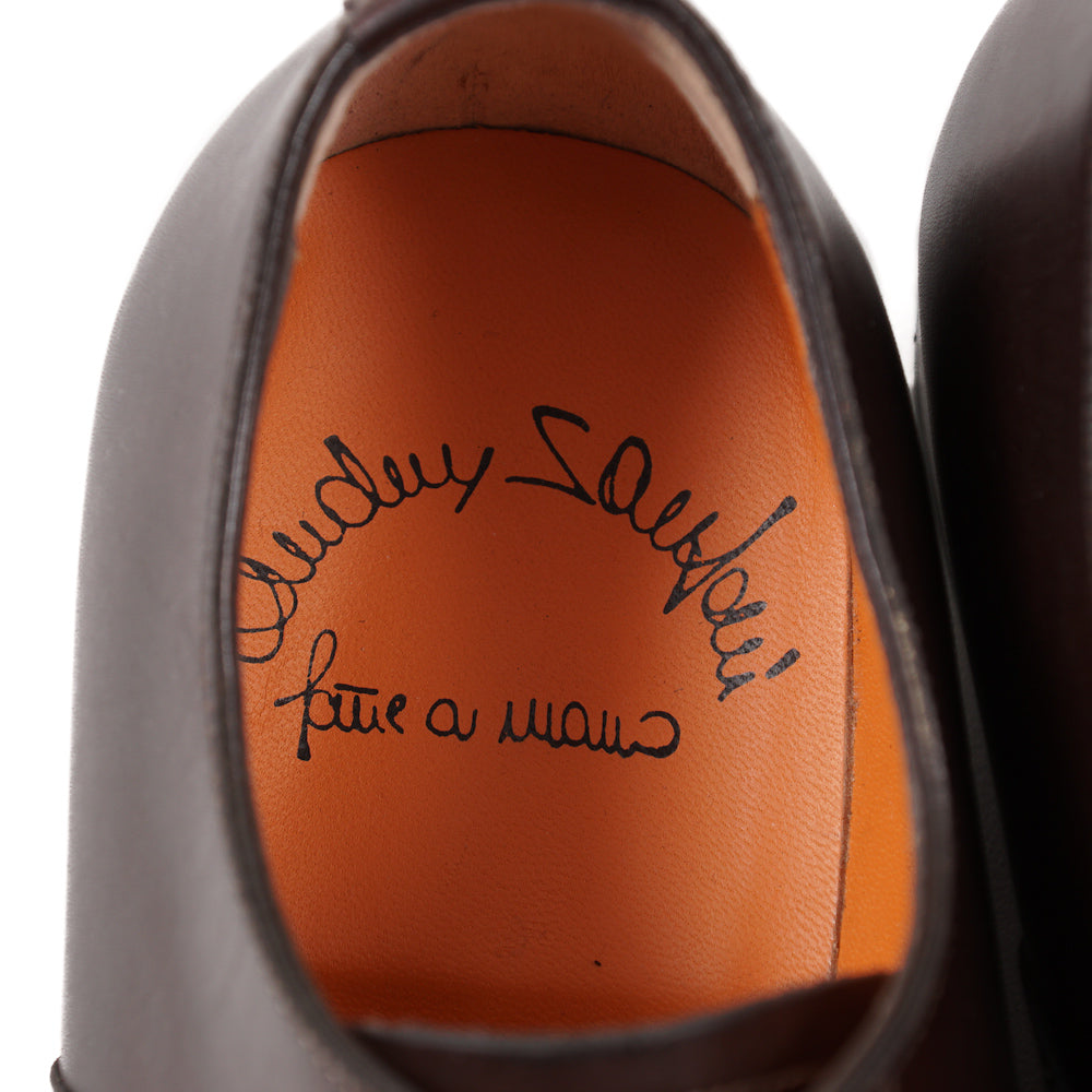 Santoni Cap-Toe Oxford in Brown - Top Shelf Apparel