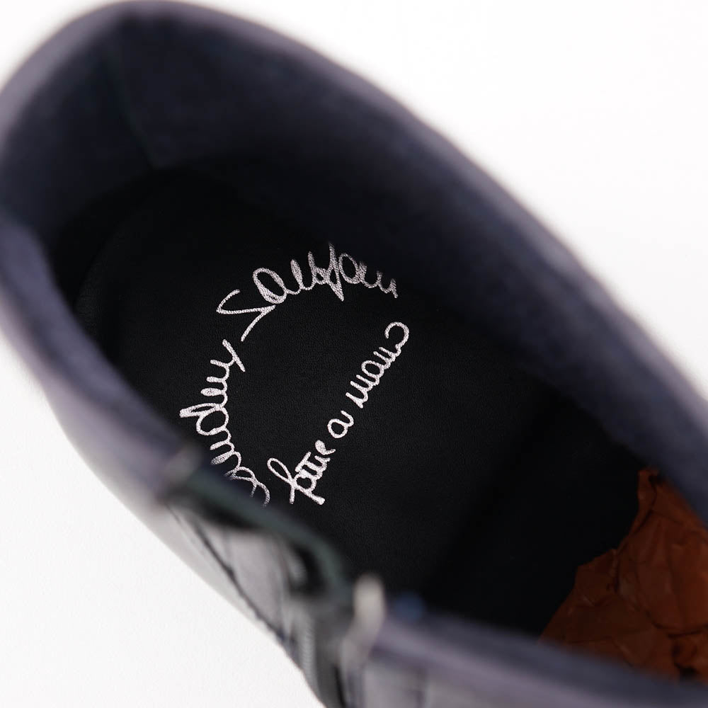 Santoni Monk Strap Boots in Slate Gray - Top Shelf Apparel