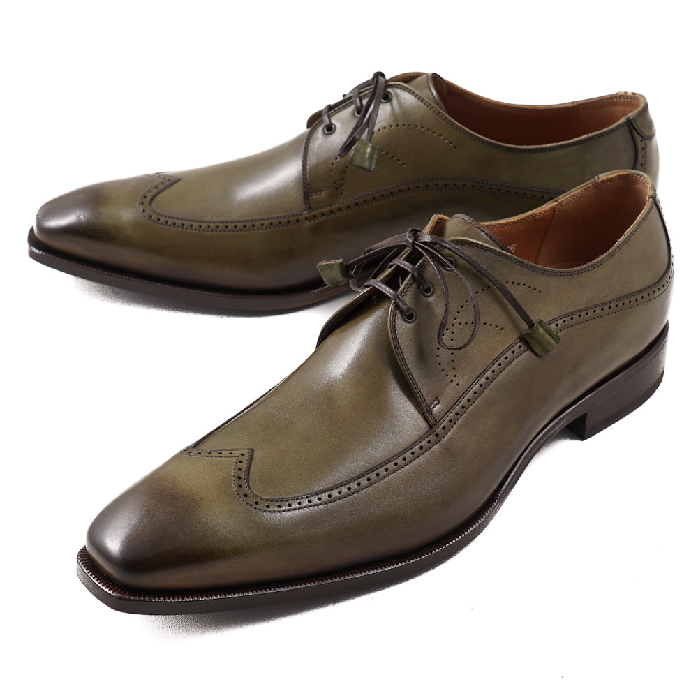 Franceschetti Derby in Antique Olive Green - Top Shelf Apparel