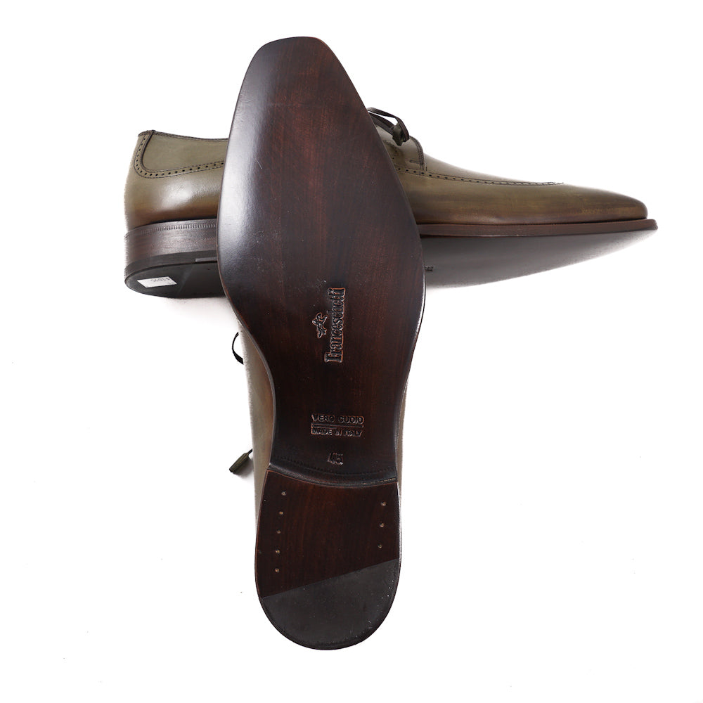 Franceschetti Derby in Antique Olive Green - Top Shelf Apparel