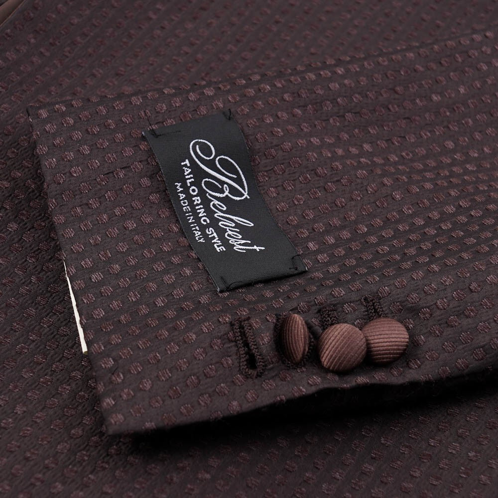 Belvest Patterned Silk Tuxedo with Peak Lapels - Top Shelf Apparel